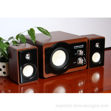 Wireless Hifi Stereo HDCD 2.1 Channel Bluetooth Speaker 70 Watt for TV, PC, Mobile Phone